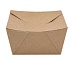 Контейнер бумажный 600мл 110х90х73мм ECO FOLD BOX цвет Крафт DoECO (х25/375)